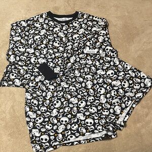 Old Navy Disney Nightmare Before Christmas Pajama Set; size Petite XL